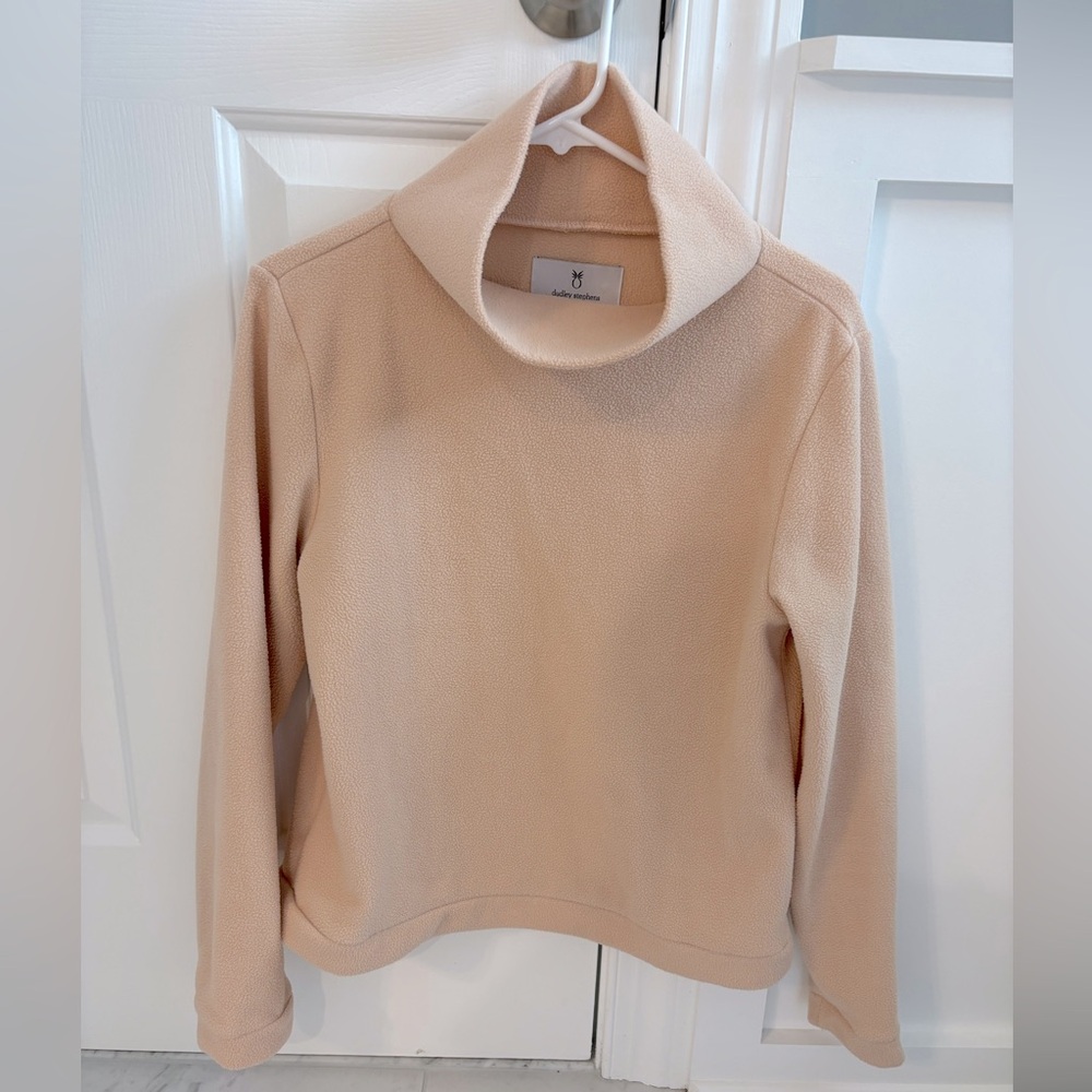 Dudley Stephens Park Slope Turtleneck in Blush - EUC
